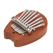 8 Key Mini Kalimba Thumb Piano for Kids, Easy Learning Keys, Clear Melodic Sound, Durable Wood Body