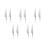 10Pcs Interchangeable Stainless Steel Replacement for DIY 9