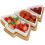 5Pcs Christmas Tree Shaped & White Ceramic Snack Dish 3