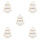 5Pcs Christmas Tree Shaped & White Ceramic Snack Dish 9