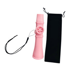 Plastic Kazoo Musical Instrument Pink Beginner Friendly with Lanyard Bag for Group Activities