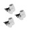 3Pcs White Car Heater Portable Dual-Function Defroster Fast Heating 10