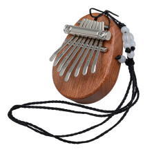 Mini Wooden Kalimba 8Key Thumb Piano for Beginners Travel Size Gift for Music Lovers