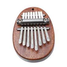 Mini Wooden Kalimba Thumb Piano for Beginners Travel Size Instrument Easy Play Birthday Gift