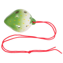 6 Hole Ceramic Ocarina for Beginners with Soft Pleasant Tone and Durable Lightweight Design