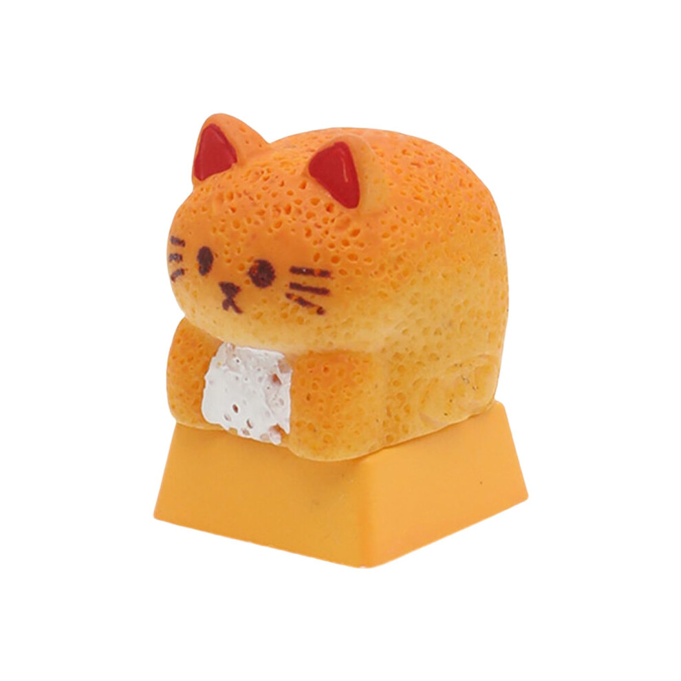 Cat Keycap 3D Kitten Bread Design Durable Resin Keycap For Mechanical And Gaming Keyboard 9099447373182