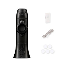 Plastic Kazoo Instrument for Beginners with Lanyard and 5 Replacement Membranes, Easy Play Design