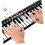 49 Key Roll Up Piano Keyboard for Beginners, Foldable Silicone Electronic Piano with Recording Function 3
