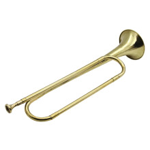 B Flat Trumpet Marching Bugle with Rich Brass Resonance for School Band and Stage Performance