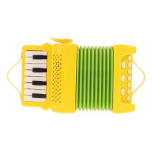 Kids Accordion Toy with Bright Cartoon Style, Ergonomic Grip and Clear Pleasant Sound for Beginners
