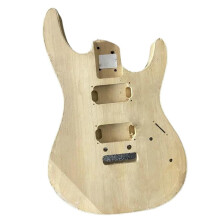 Electric Guitar Accessories Basswood Tremolo DIY Kit with Ergonomic Design and Natural Wood Finish