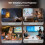 Mini Projector with Android 11, 4K Support, WiFi 6, Bluetooth 5.2, 180 Rotation, Auto Keystone 4