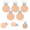 10Pièces Clips En Bois Khaki Pour Bébé Usage DIY Durable Safe 10