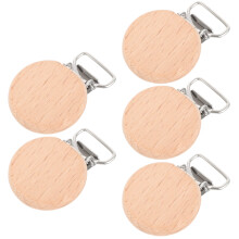 10Pièces Clips En Bois Khaki Pour Bébé Usage DIY Durable Safe
