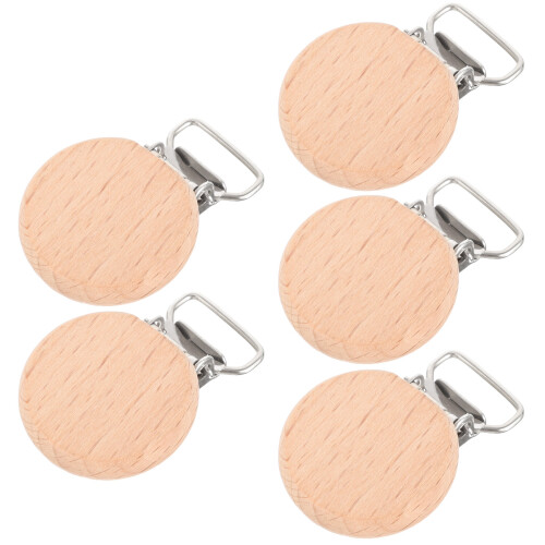 10Pièces Clips En Bois Khaki Pour Bébé Usage DIY Durable Safe