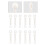 24Pièces Accessoires Broches Plastique Connecteurs 9