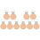 10Pièces Clips En Bois Khaki Pour Bébé Usage DIY Durable Safe 4