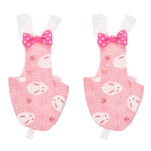 2Pièces Costumes Vol Rose Réutilisables Couches 1