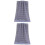 2Pièces Serviettes En Coton Bleu Pour Bain Usage Familial 5