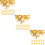 300Pièces Clips D'oreilles Dorés Perforation Chic 11