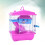 2Pièces Habitat Hamster Rose Multifonction En Sécurisé 8