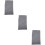 3Pièces Liner De Couchage Polyester Gris Pour Camping Randonnée 11