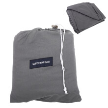 3Pièces Liner De Couchage Polyester Gris Pour Camping Randonnée