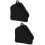 2Pièces Pochette Stockage Noir Durable Facile À 7