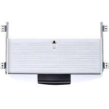 Under Desk Keyboard Tray with Ergonomic Height Adjustment and Mouse Platform, Sliding Drawer