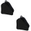 2Pièces Pochette Stockage Noir Durable Facile À 6