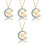 4Pièces Colliers Pour Accessoire Raffiné 5