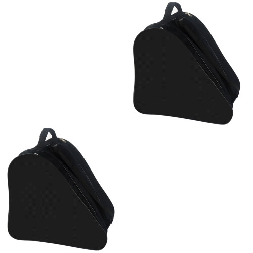 2Pièces Pochette Stockage Noir Durable Facile À 2