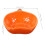 8Pièces Bols Service Céramique Orange Résistants 10