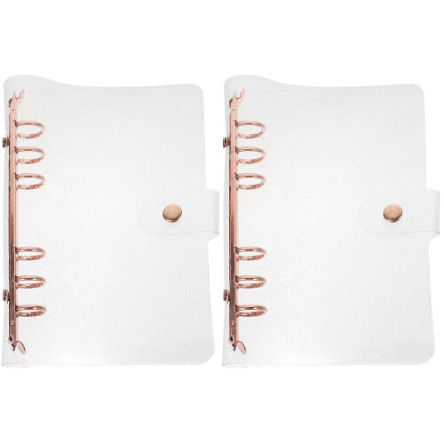 2Pièces Étui Cahier Rose Et Pratique Pour Usage 1