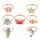 28Pièces Mode Cartoon Accessoires Colorés 3