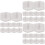 30Pièces D'angle Blancs En Polyéthylène Pour Usage 8