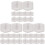 30Pièces D'angle Blancs En Polyéthylène Pour Usage 4