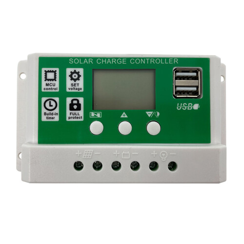3Pcs Panel Regulator with Auto Mppt & Dual Dc Plugs