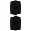 2Pièces Manchons Genou Noir Portable Confortable Support 6