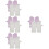 8Paires Anti-Uv Nylon Souple 8