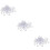 108Pièces Fictifs Material Clair Décoration Mariage 9