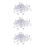 108Pièces Fictifs Material Clair Décoration Mariage 8