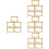 20Pièces Cadres Photo Papier Retro Accessoires 6