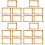 20Pièces Cadres Photo Papier Retro Accessoires 5