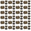 40Ensembles Boutons Bronze Café Pour Décoration Couture 1