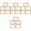 20Pièces Cadres Photo Papier Retro Accessoires 3