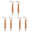 6Pièces Rouleaux Bois Pour Jointures Pose Papier Peint 3