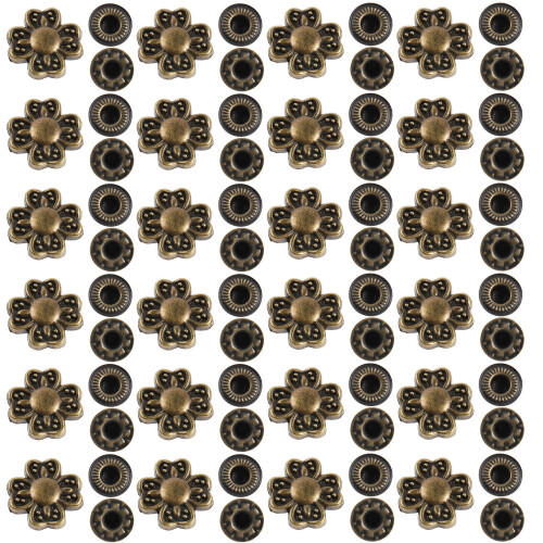 40Ensembles Boutons Bronze Café Pour Décoration Couture 1