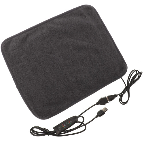 2Pièces Lit Chauffant Pour Animaux Polyester Lavable 2