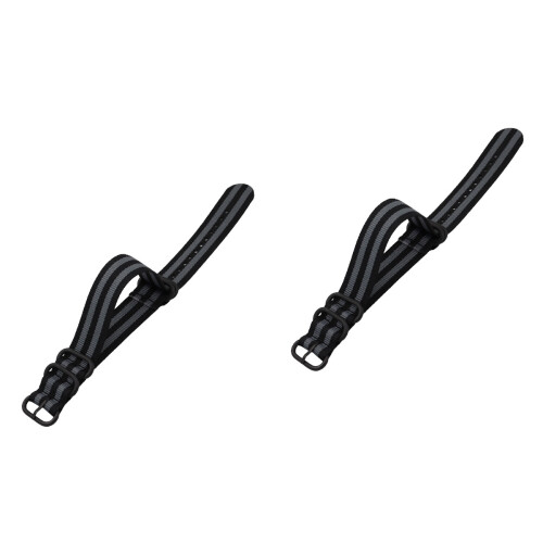 2Pièces Bandes Noir Toile Et Élégante 2